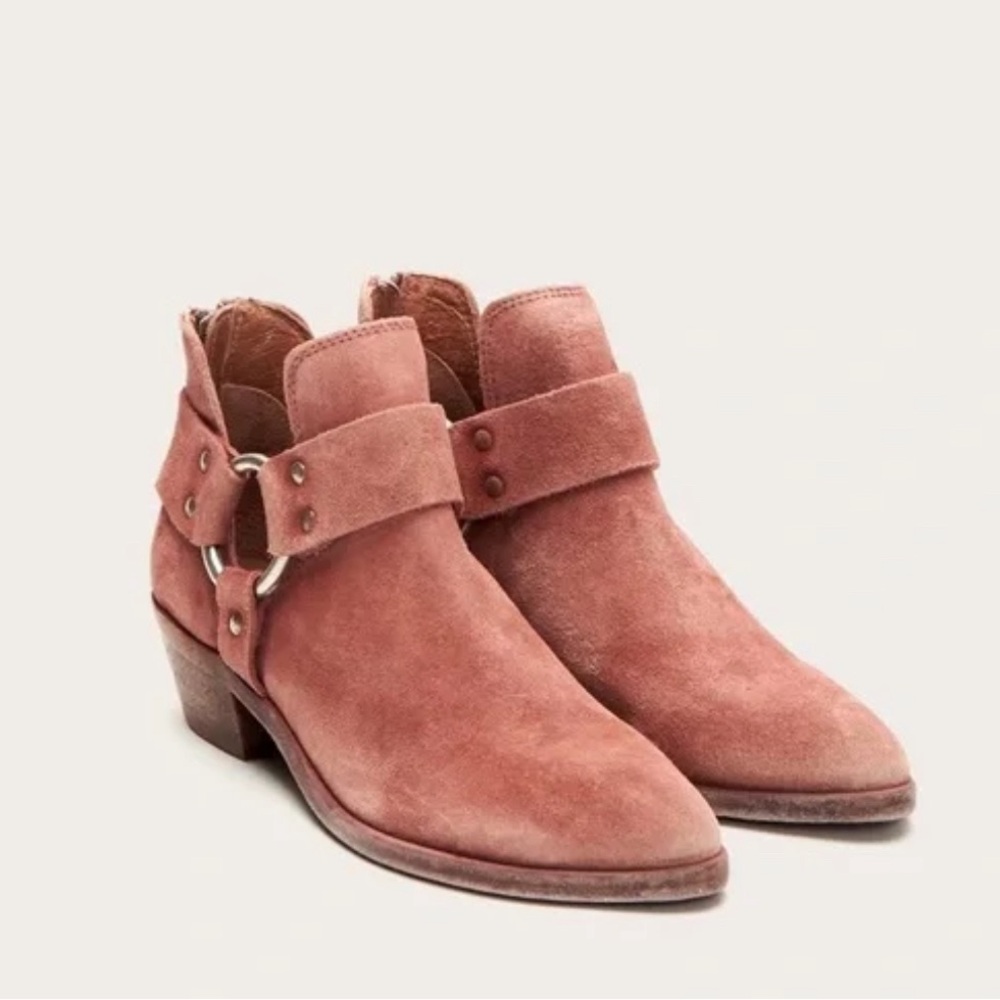FRYE Ray Harness Back Zip Bootie